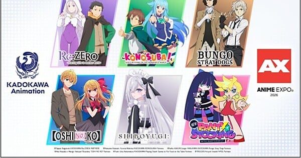 KADOKAWA Reveals Anime Expo 2026 Booth Plans