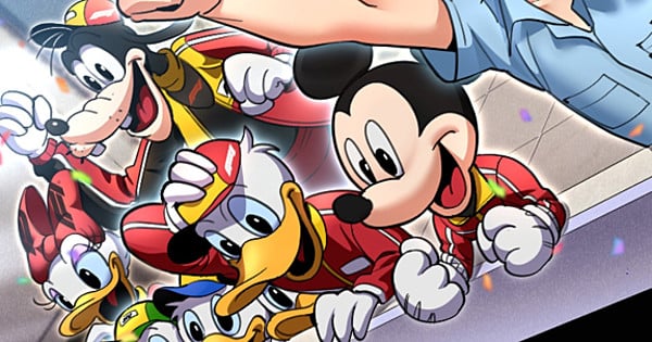 Disney's Mickey & Friends Team Up with Formula 1 in New WEBTOON Series