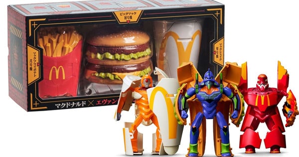 McDonald's x Evangelion Transforming Toys Review