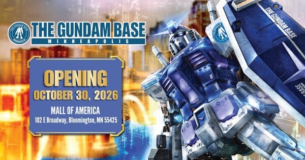 Bandai Namco Cross Store and Gundam Base Open at Mall of America This Week