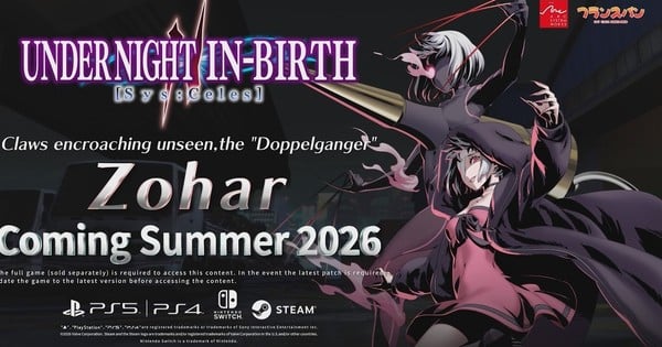 Under Night In-Birth II Gets New DLC Character Zohar at EVO 2026