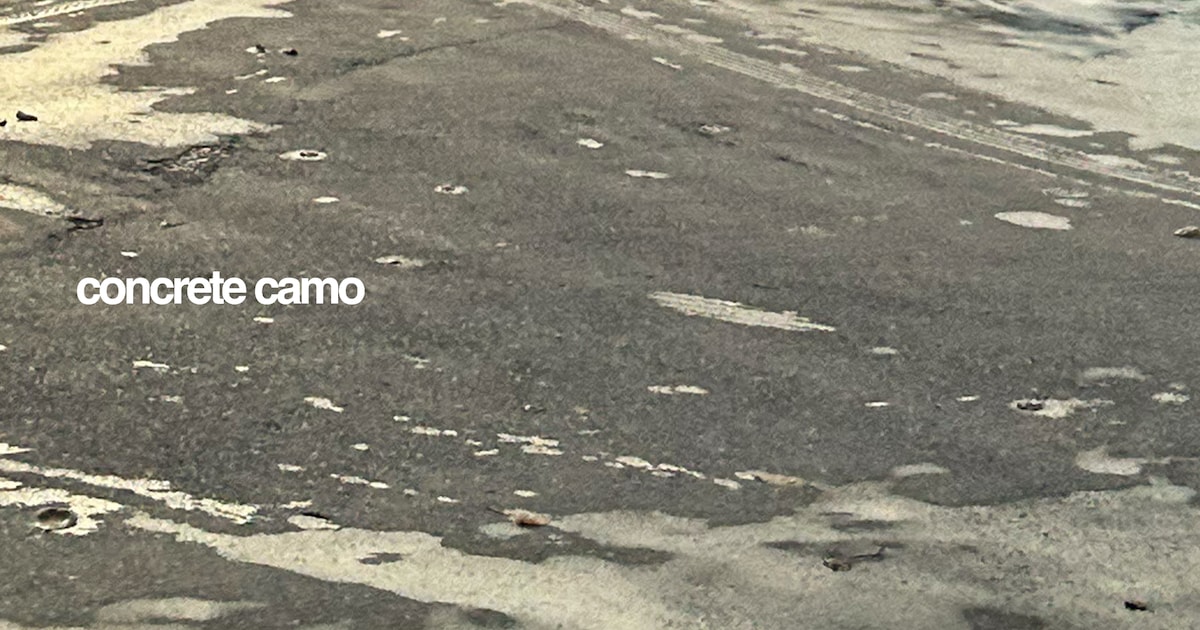 ralph and VERY SMoL Team Up on 'concrete camo'