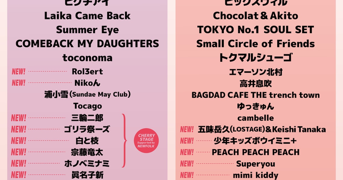 Pan to Ongaku to Antique Festival Reveals Second Artist Lineup