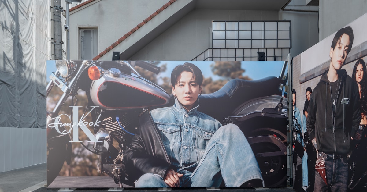 Jung Kook's Calvin Klein Campaign Takes Over Harajuku