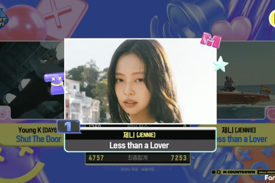 Jennie Scores Second Win for 'Less than a Lover' on M Countdown