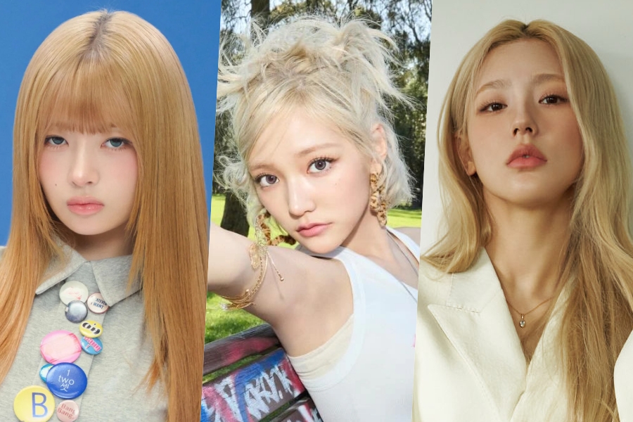 6 K-Pop Stars Leading the Blonde Hair Trend This Season