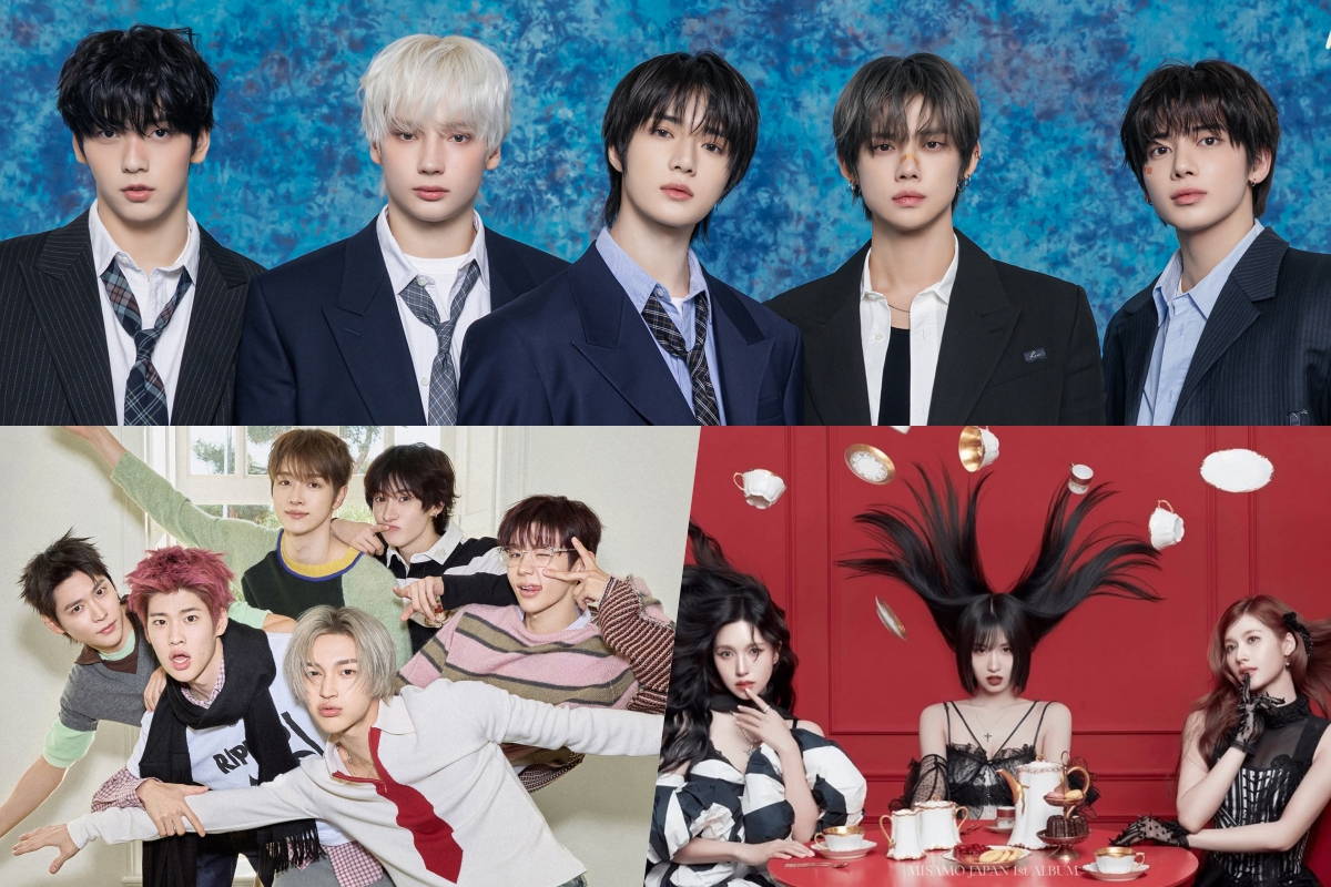 TXT, RIIZE, and TWICE's MISAMO Score Platinum Certifications in Japan