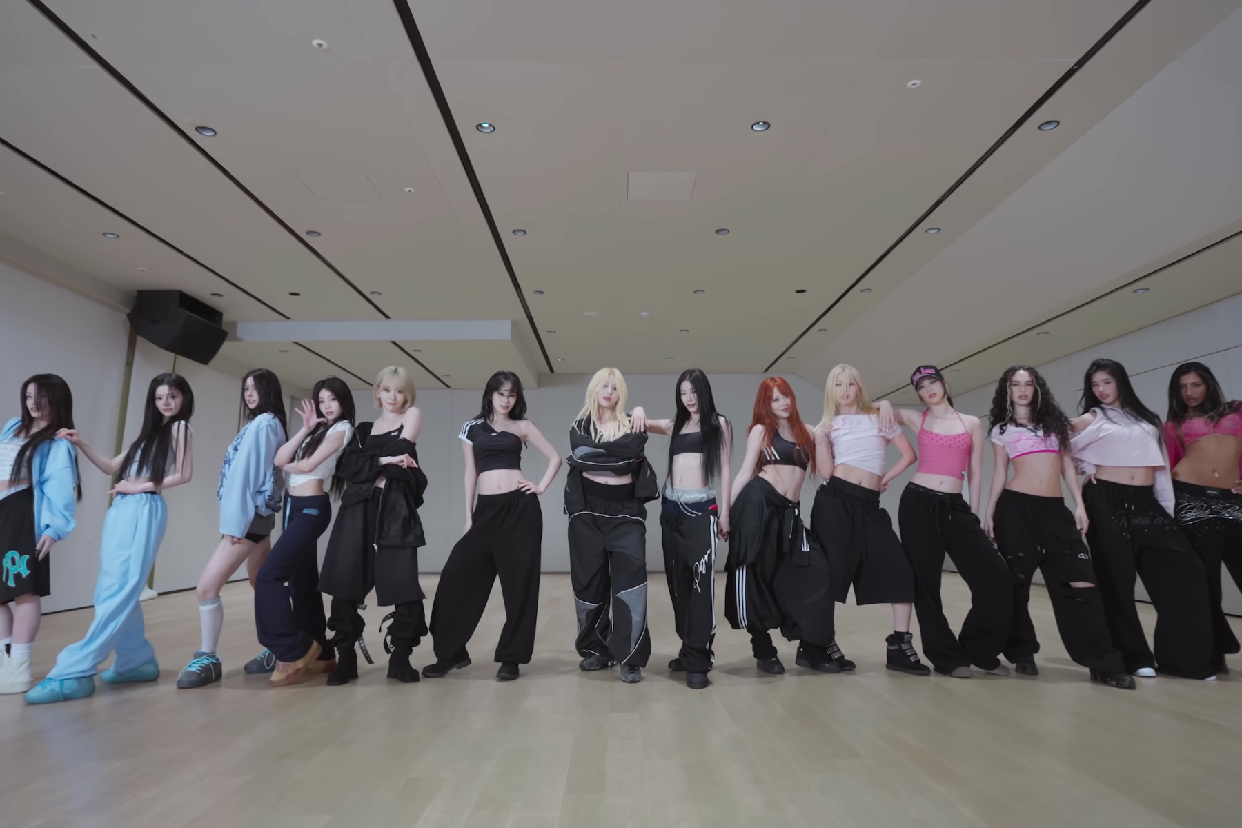 LE SSERAFIM, ILLIT, KATSEYE Collaborate on 'ICONIC BY MISTAKE' Dance Practice